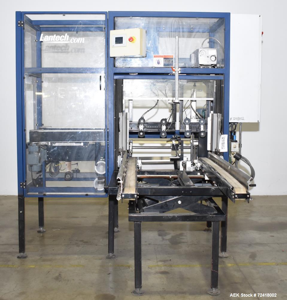 Used Lantech Automatic Case Erector and Bottom Case Sealer